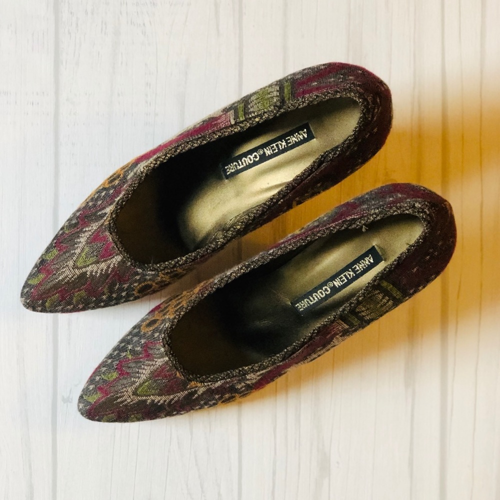Anne Klein Couture Tapestry Pumps